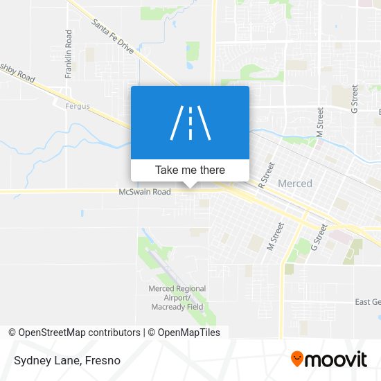 Mapa de Sydney Lane