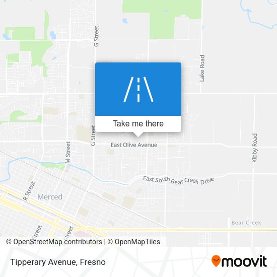 Mapa de Tipperary Avenue