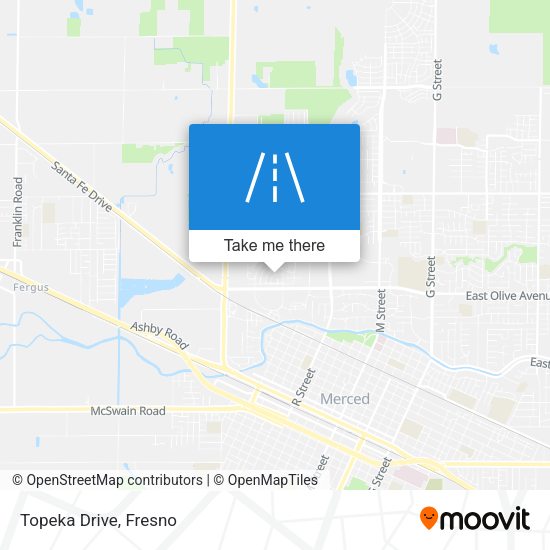 Topeka Drive map