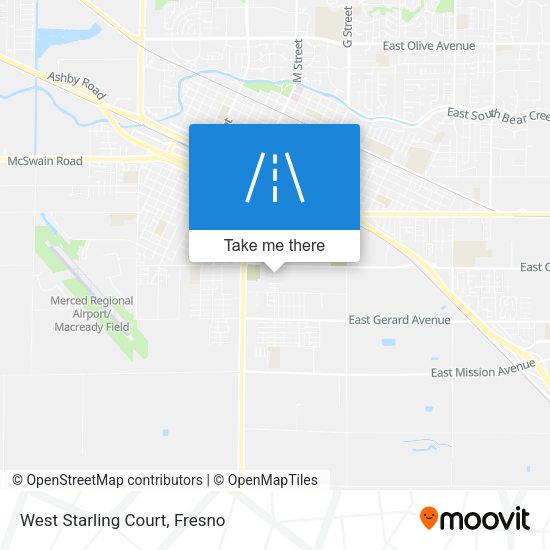 West Starling Court map