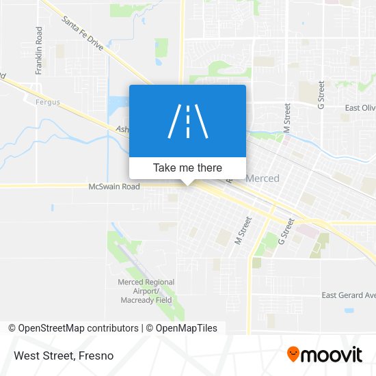 Mapa de West Street