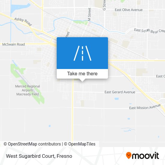 Mapa de West Sugarbird Court