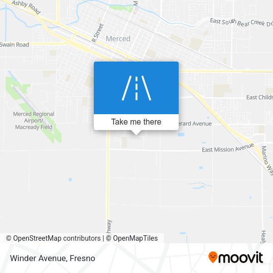 Mapa de Winder Avenue