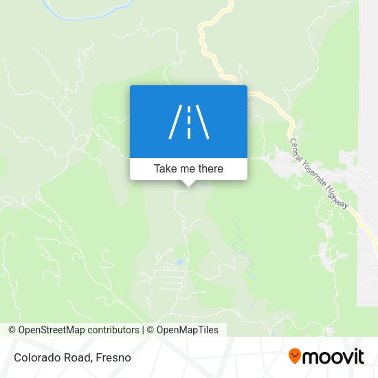 Mapa de Colorado Road