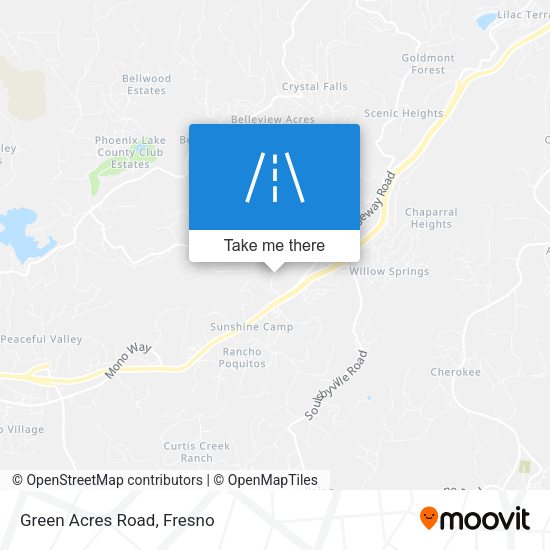 Mapa de Green Acres Road