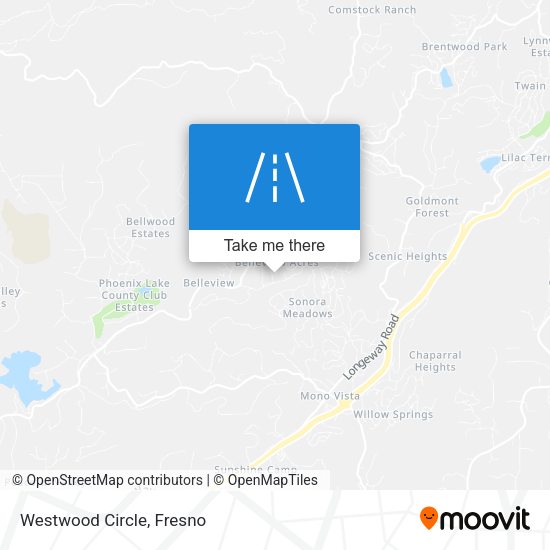 Mapa de Westwood Circle