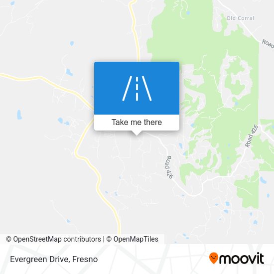 Evergreen Drive map