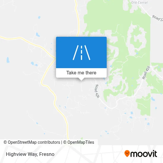 Highview Way map
