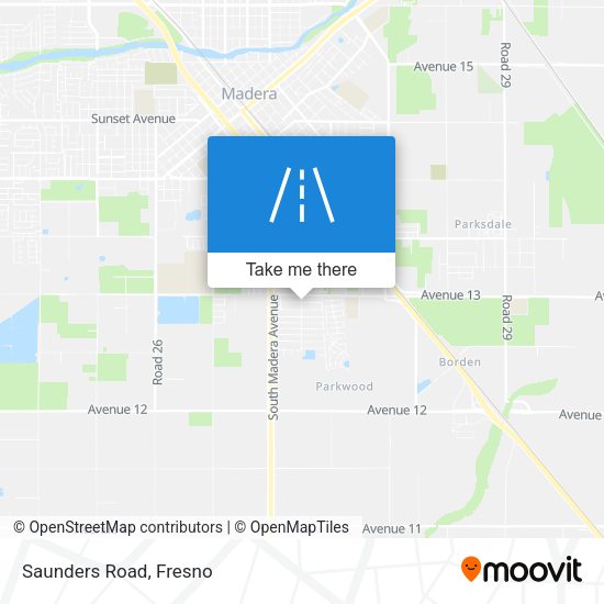 Mapa de Saunders Road