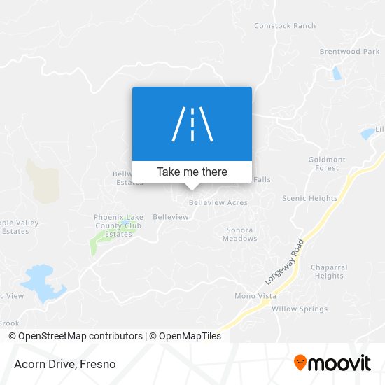 Acorn Drive map