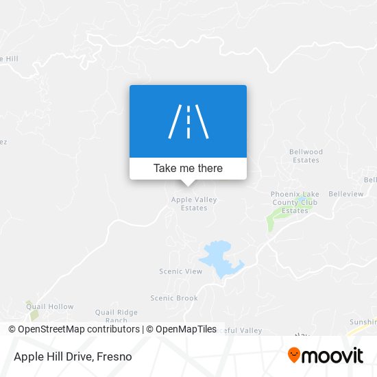 Apple Hill Drive map