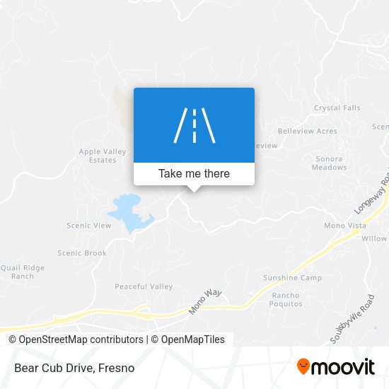 Bear Cub Drive map