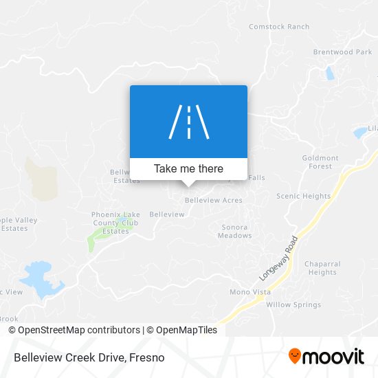 Belleview Creek Drive map