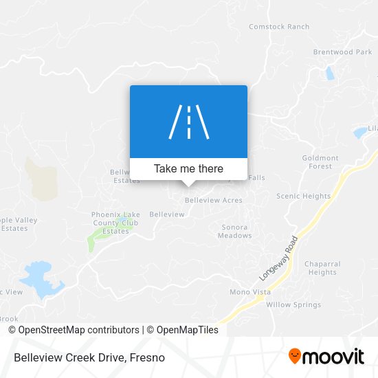 Mapa de Belleview Creek Drive