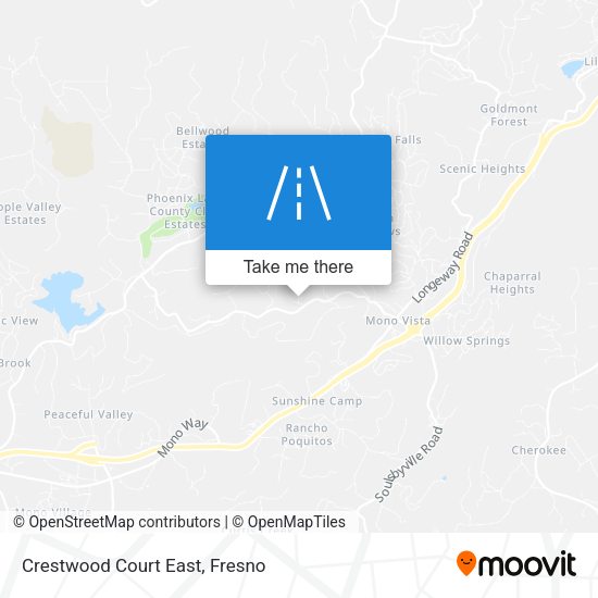 Crestwood Court East map