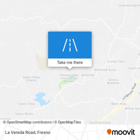 Mapa de La Vereda Road