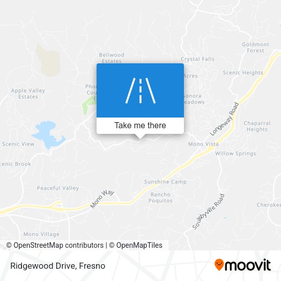 Mapa de Ridgewood Drive