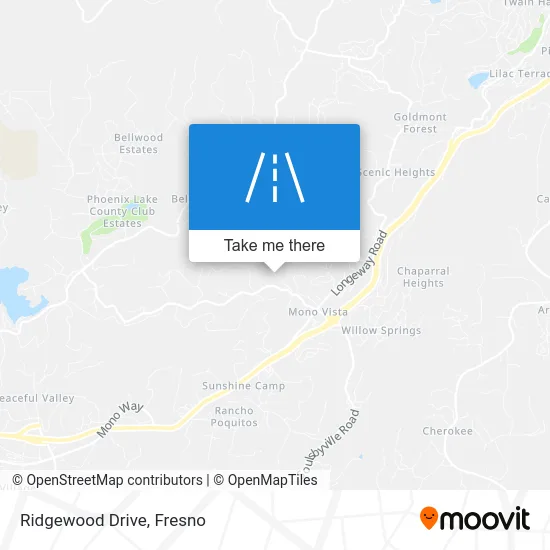 Ridgewood Drive map