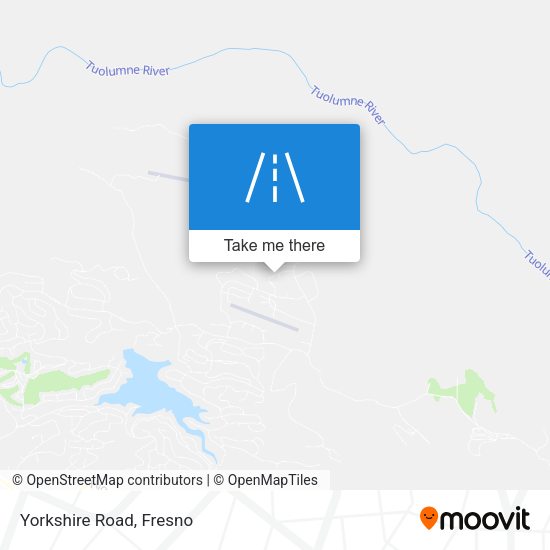 Mapa de Yorkshire Road