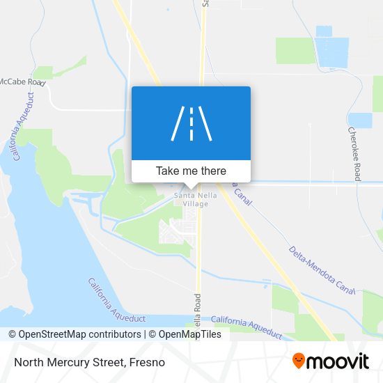 North Mercury Street map
