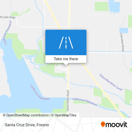 Mapa de Santa Cruz Drive