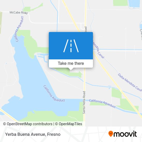 Mapa de Yerba Buena Avenue