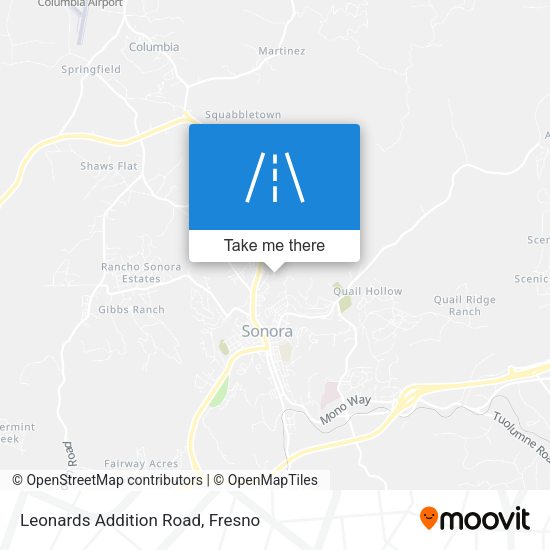 Leonards Addition Road map
