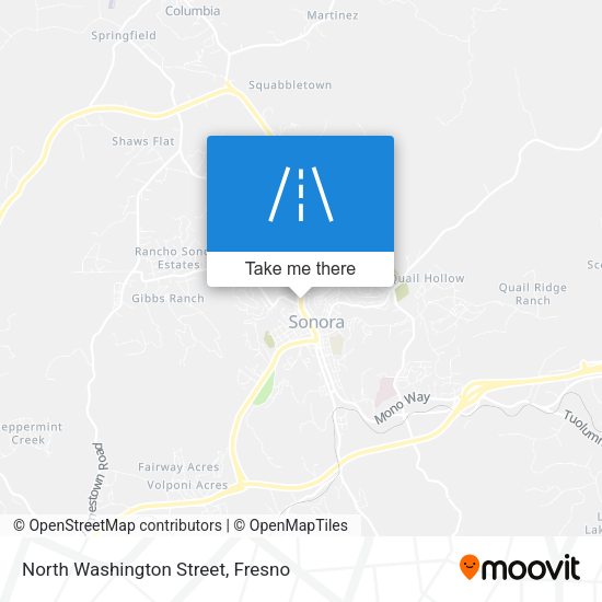 Mapa de North Washington Street