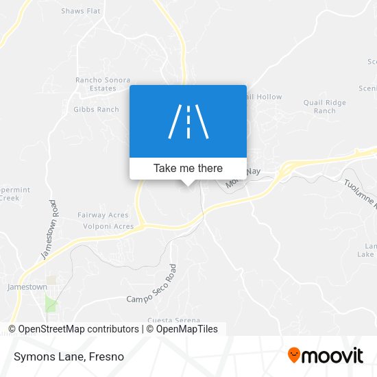 Mapa de Symons Lane