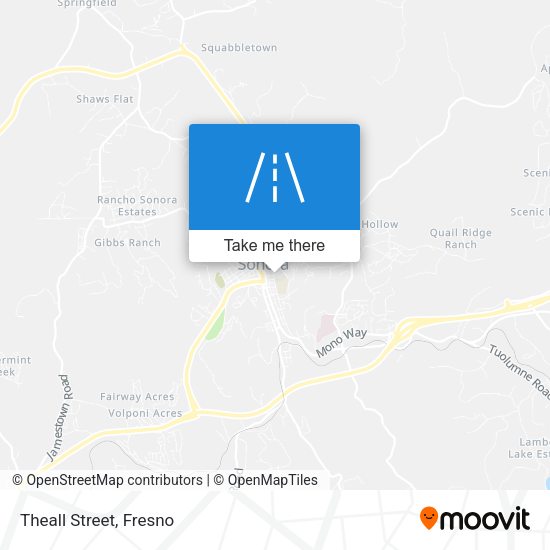 Mapa de Theall Street
