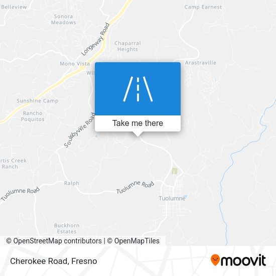 Cherokee Road map