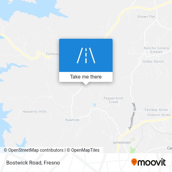 Bostwick Road map