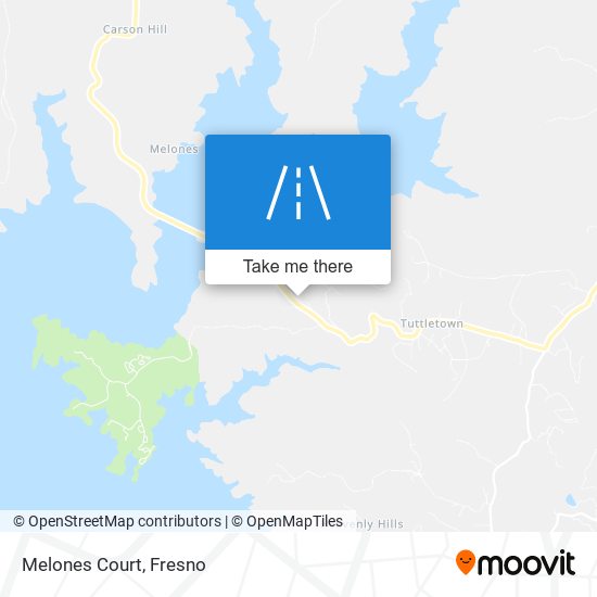 Melones Court map