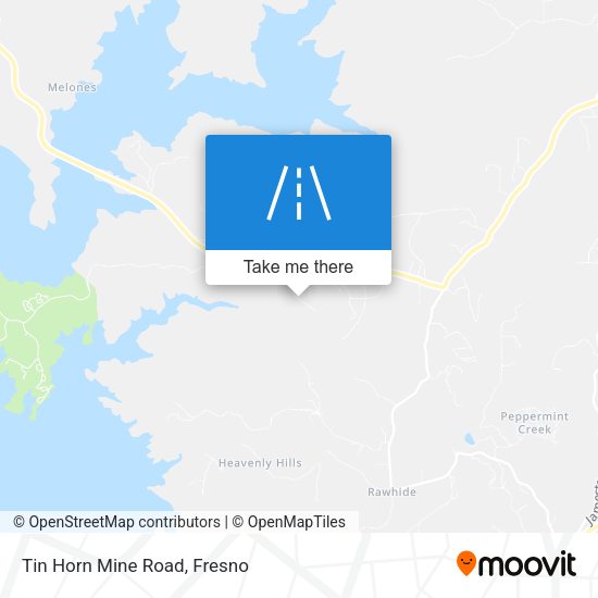 Mapa de Tin Horn Mine Road
