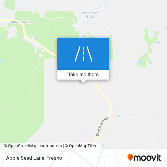 Apple Seed Lane map