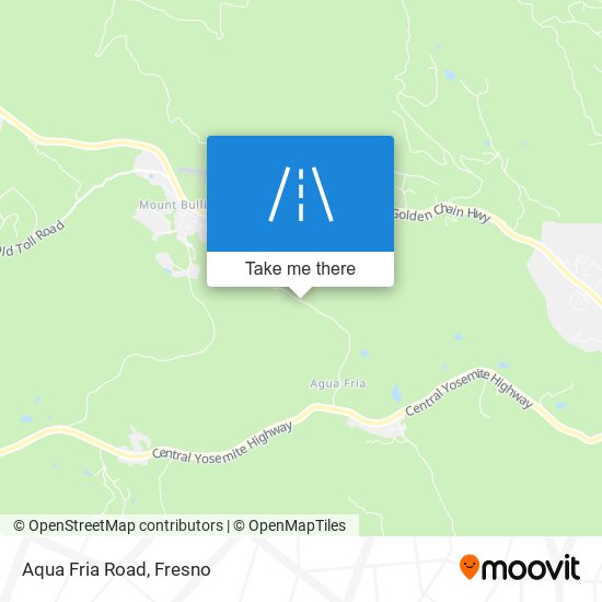 Mapa de Aqua Fria Road