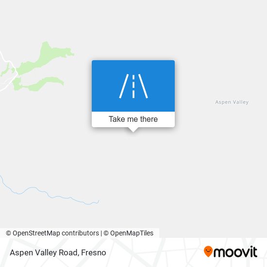 Aspen Valley Road map