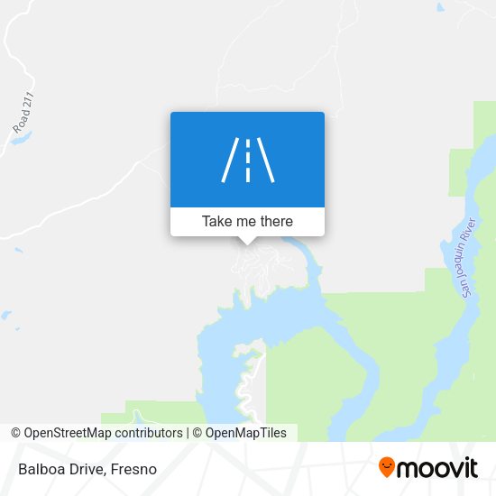 Balboa Drive map