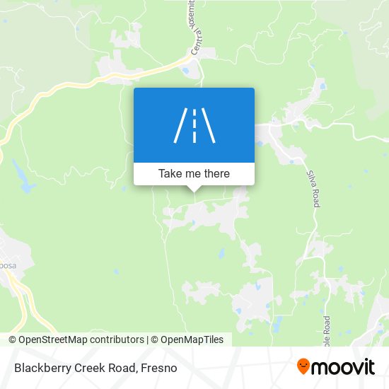 Blackberry Creek Road map