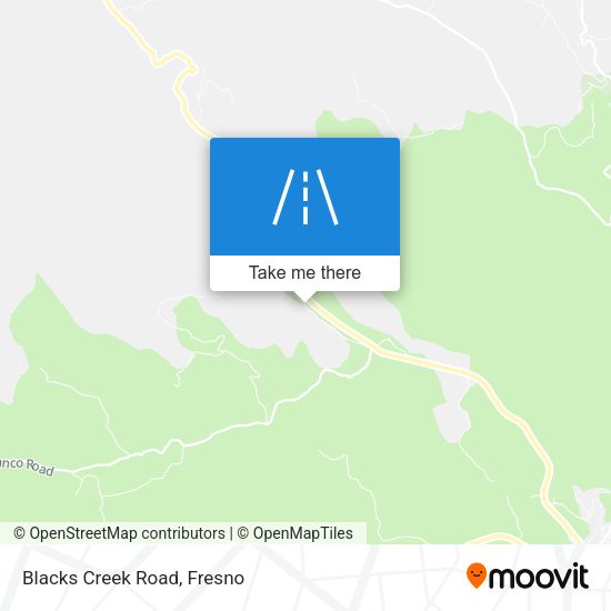 Blacks Creek Road map