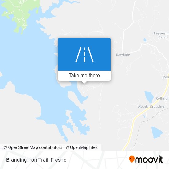 Mapa de Branding Iron Trail