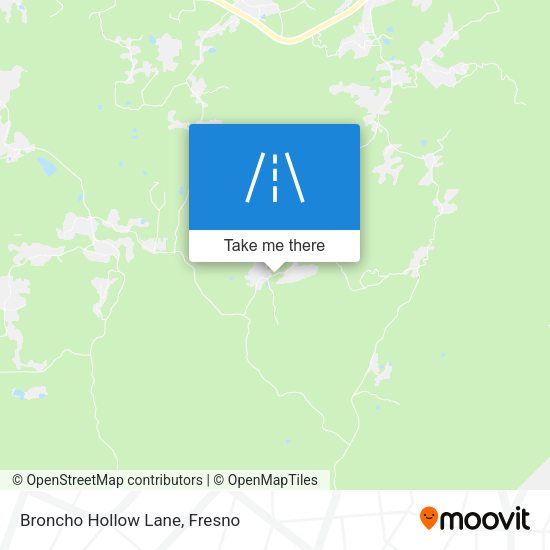 Broncho Hollow Lane map