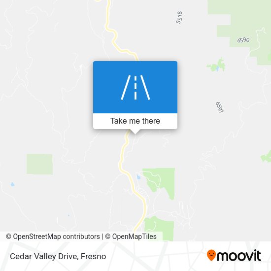 Mapa de Cedar Valley Drive