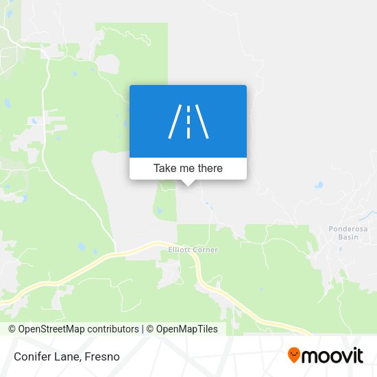 Mapa de Conifer Lane