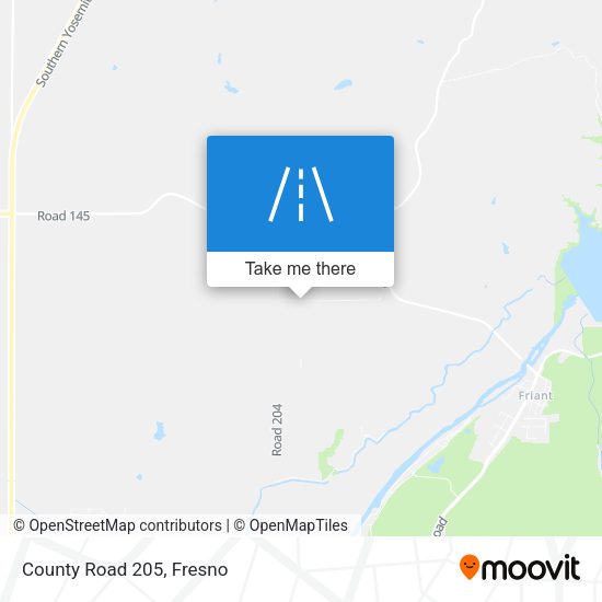 Mapa de County Road 205