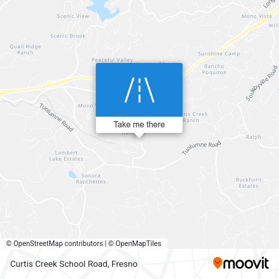 Mapa de Curtis Creek School Road