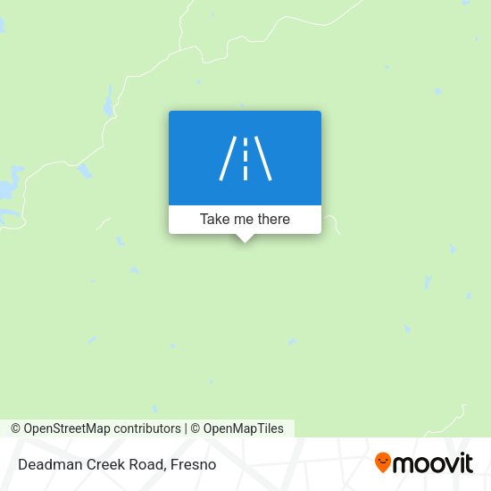 Deadman Creek Road map