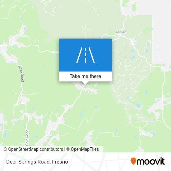 Deer Springs Road map