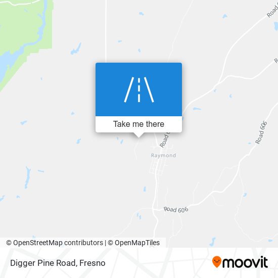 Digger Pine Road map