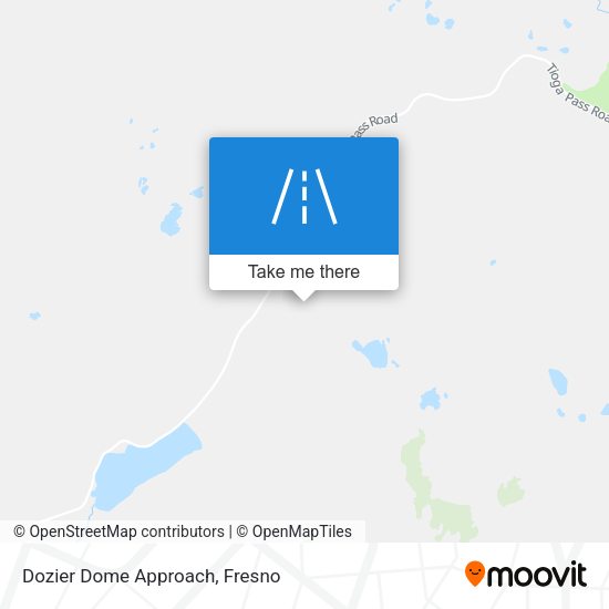 Dozier Dome Approach map